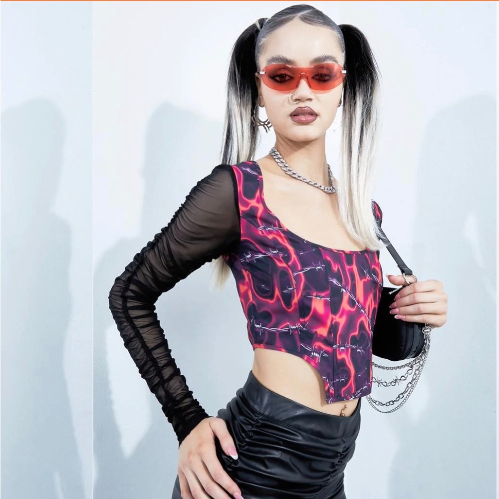 Poster Girl High Risk Hottie Corset Top